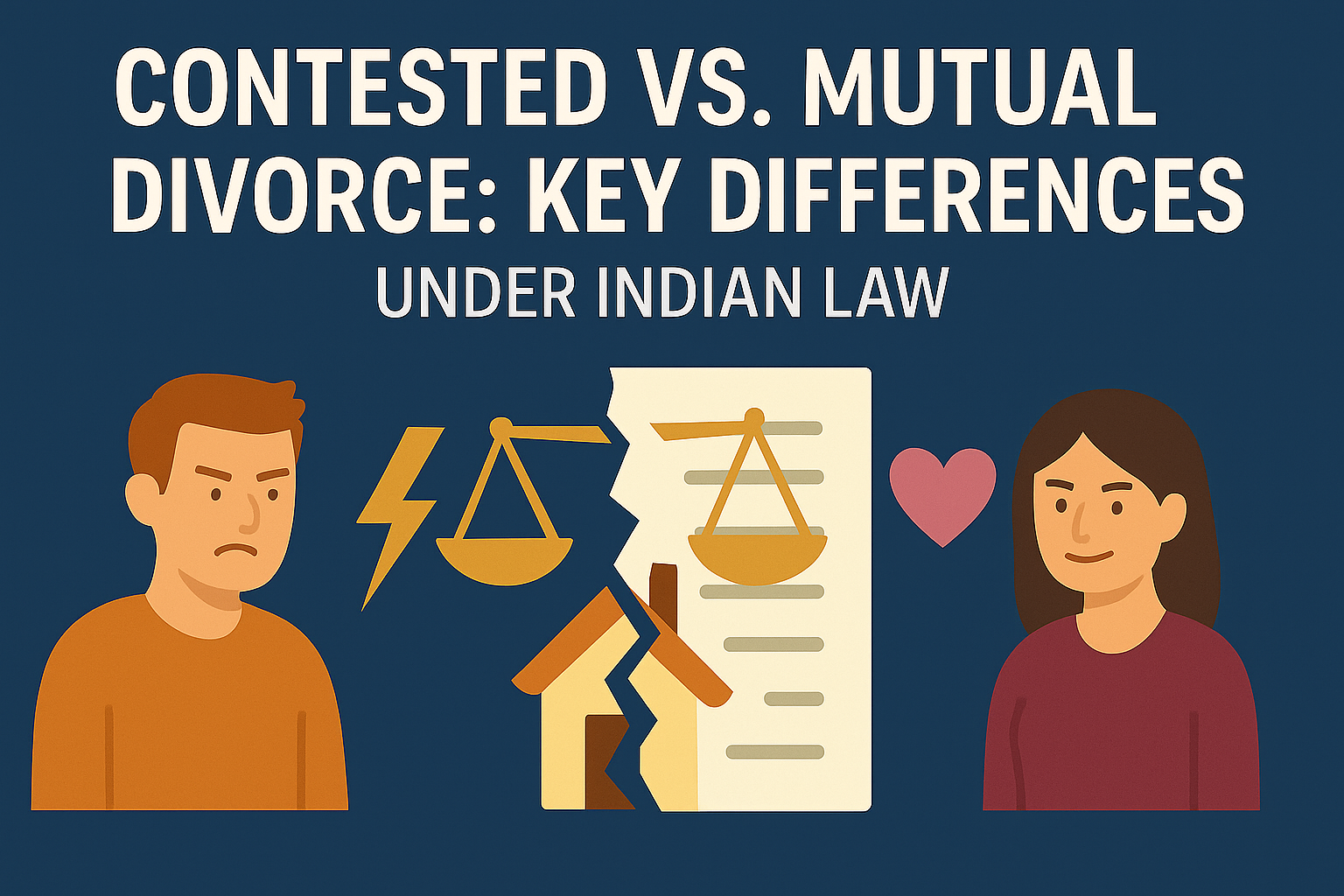 Contested vs. Mutual Divorce: Key Differences Under Indian Law